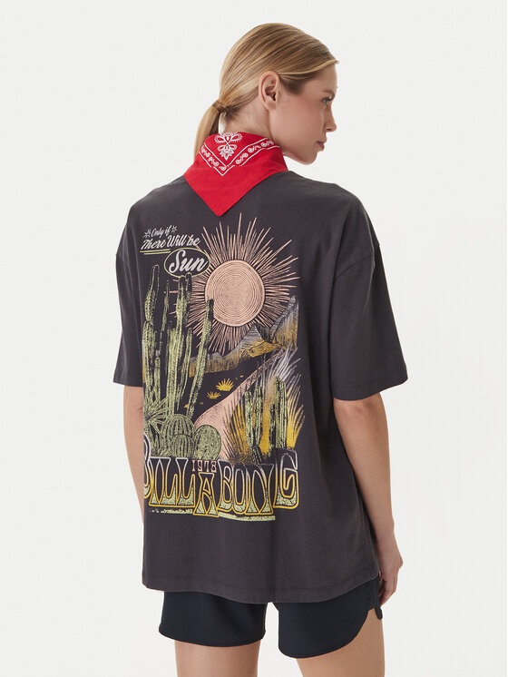 Billabong Billabong Camiseta Sun Chasing EBJZT00581 Negro Loose Fit
