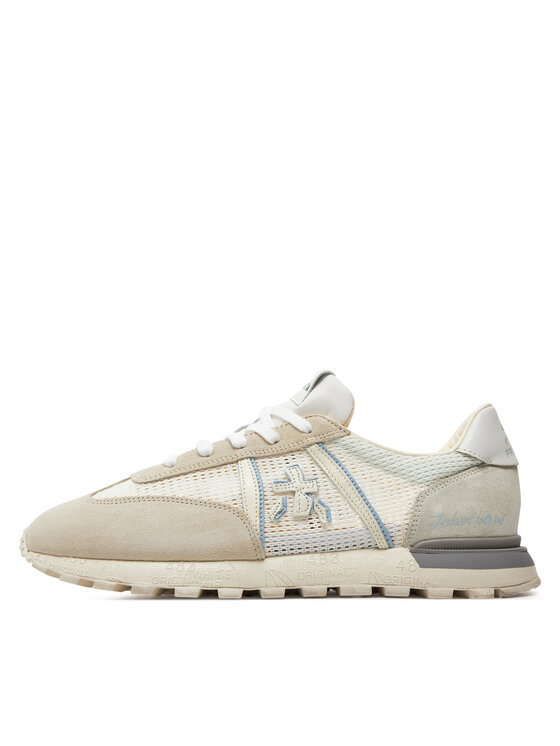Premiata Sneakersy Premiata Johnlow VAR 6798 Écru