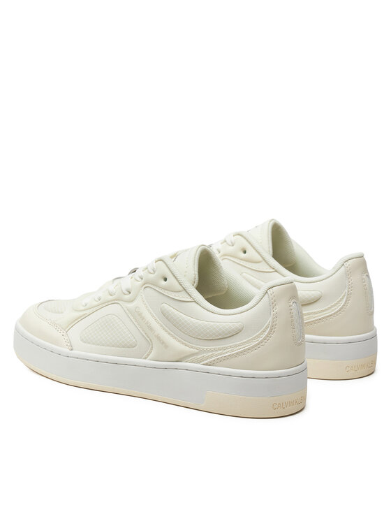 Calvin Klein Jeans Αθλητικά Calvin Klein Jeans Basket Cupsole Low Mix In Mtl YW0YW01462 Λευκό