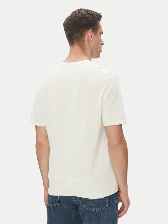 Calvin Klein Calvin Klein Majica Supima LV04LC333G Écru Regular Fit