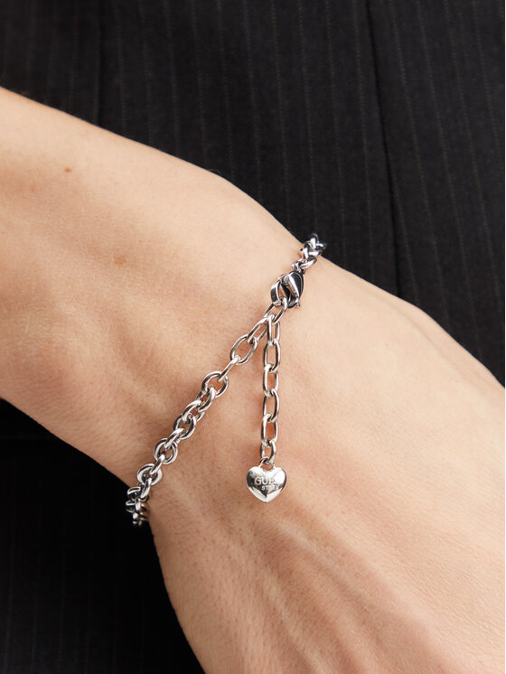 Guess Náramok Guess JUBB05 214JW Strieborná