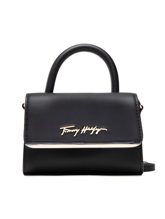Tommy Hilfiger Torbica Tommy Hilfiger Tommy Modern Mini Bar Bag AW0AW11090 Crna