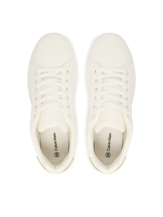 Calvin Klein Sneakers Calvin Klein Low Cut Lace Up V3X9-83300-1355 Bianco