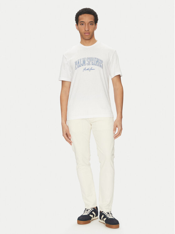 Jack & Jones Jack & Jones Футболка Detroit 12268441 Білий Relaxed Fit