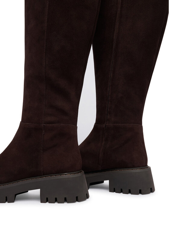MICHAEL Michael Kors Kozaki MICHAEL Michael Kors Asher 40F5ASFB5S Brązowy ciemny