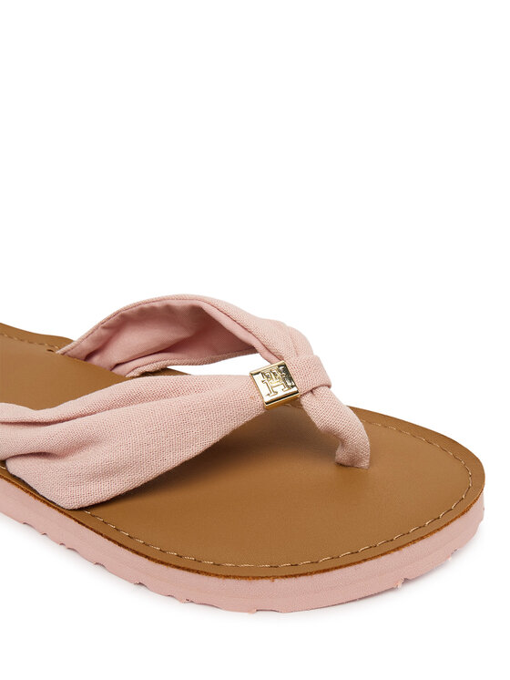 Tommy Hilfiger Žabky Tommy Hilfiger Th Ltr Footbed Summer Sandal FW0FW09194 Ružová