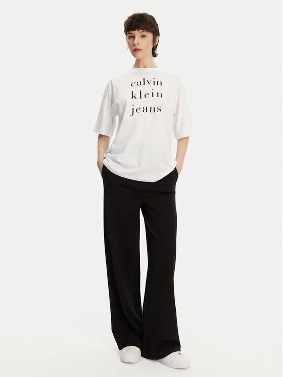 Calvin Klein Jeans Calvin Klein Jeans Camiseta LV047B827G Blanco Relaxed Fit