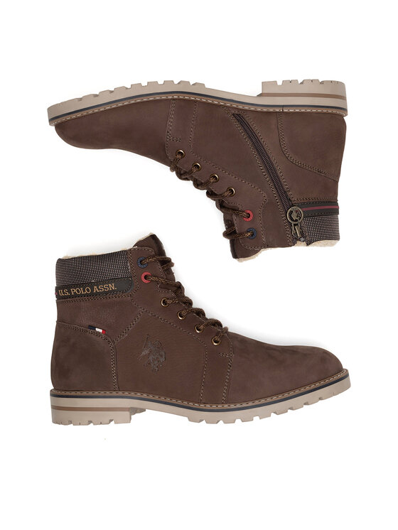 U.S. Polo Assn. Ορειβατικά παπούτσια U.S. Polo Assn. POLY001M/DLT1 Καφέ