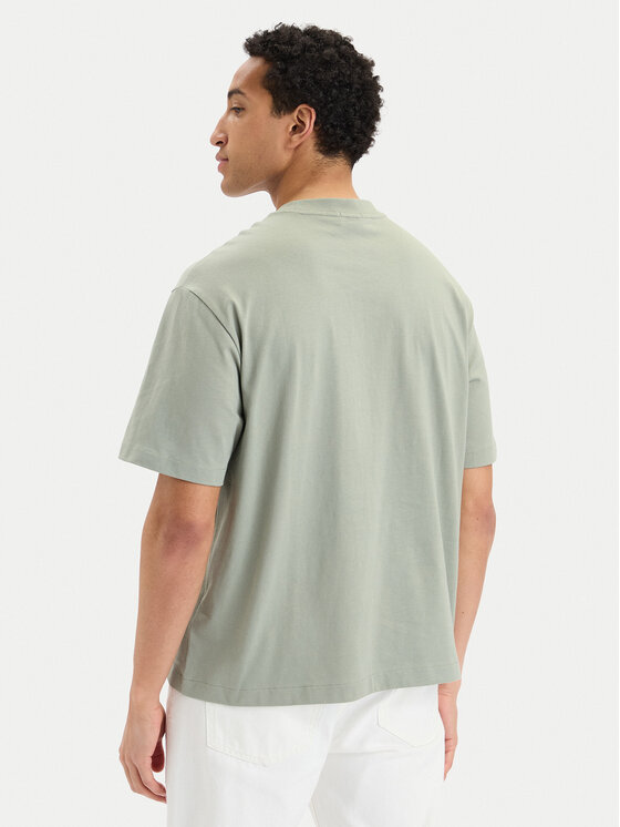 Calvin Klein Calvin Klein Camiseta LV040HM228 Caqui Relaxed Fit