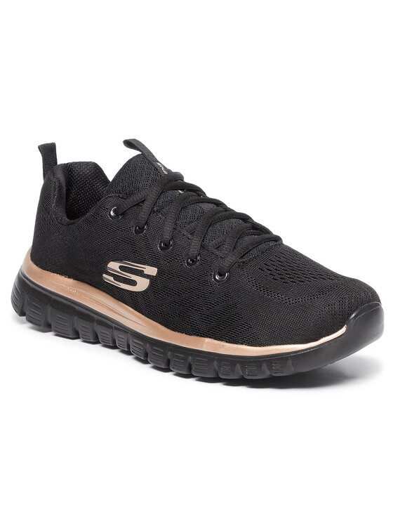 Skechers Снікерcи Skechers Get Connected 12615/BKRG Чорний