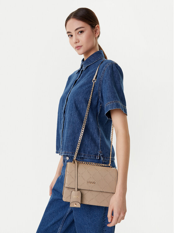 Liu Jo Kabelka Liu Jo Ecs M Crossbody AF5055 E0538 Béžová