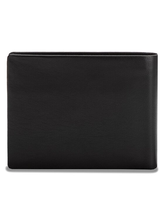 Guess Πορτοφόλι Guess New Boston Billfold W/Coin Pkt SM2509 LEA20 Μαύρο