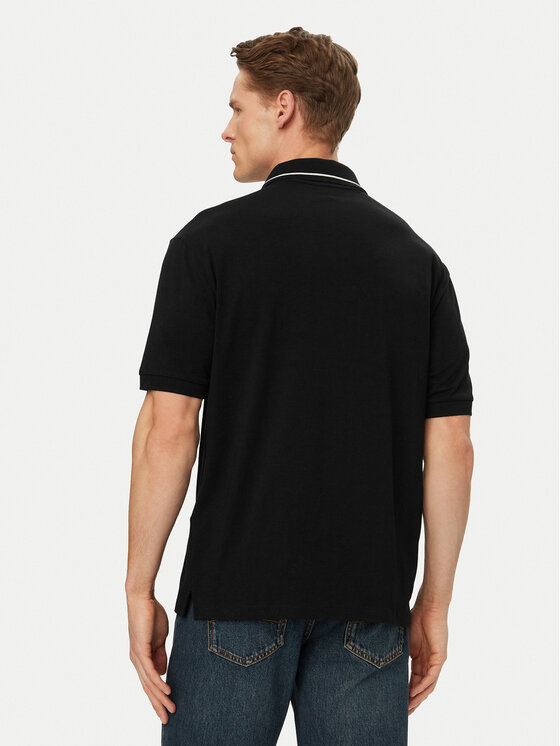 Armani Exchange Armani Exchange Поло XM001557 AF10363 UC001 Чорний Regular Fit