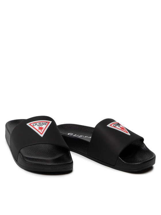 Guess Iešļūcenes Guess Beach Slippers E2GZ00 BB00F Melns
