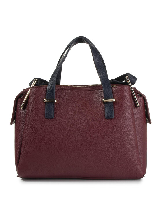 Tommy Hilfiger Τσάντα Tommy Hilfiger Th Core Med Satchel AW0AW07304 Μπορντό