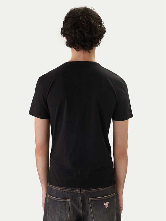 Guess Guess T-Shirt F6GI12 K6XN4 Μαύρο Regular Fit