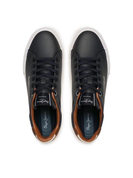 Pepe Jeans Tenisky Pepe Jeans Kenton Court PMS30839 Tmavomodrá