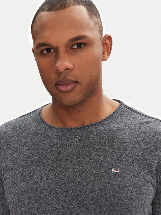 Tommy Jeans Tommy Jeans Marškinėliai Jaspe DM0DM09586 Pilka Slim Fit