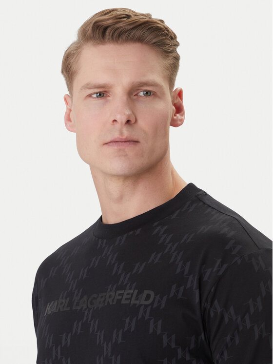 KARL LAGERFELD KARL LAGERFELD Camiseta 755172 562251 Negro Loose Fit