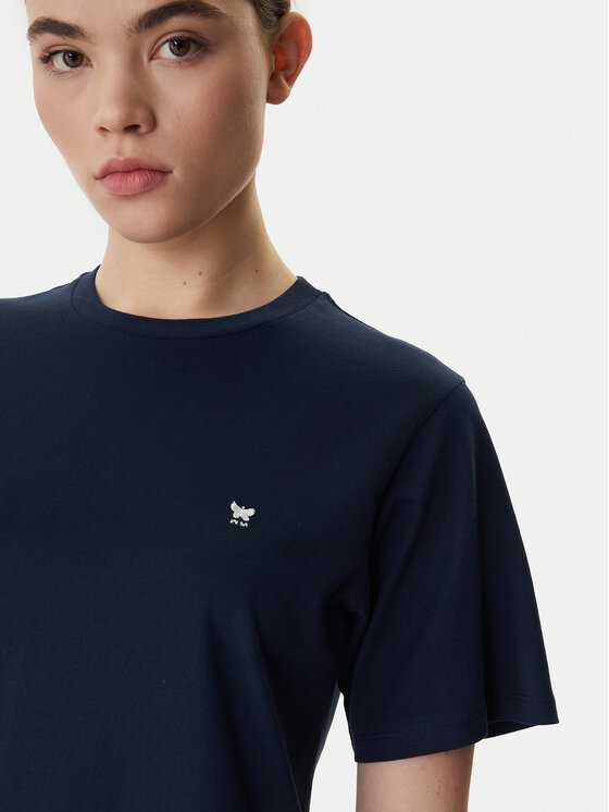 Weekend Max Mara Weekend Max Mara Camiseta Venaco 2615971031 Azul marino Relaxed Fit