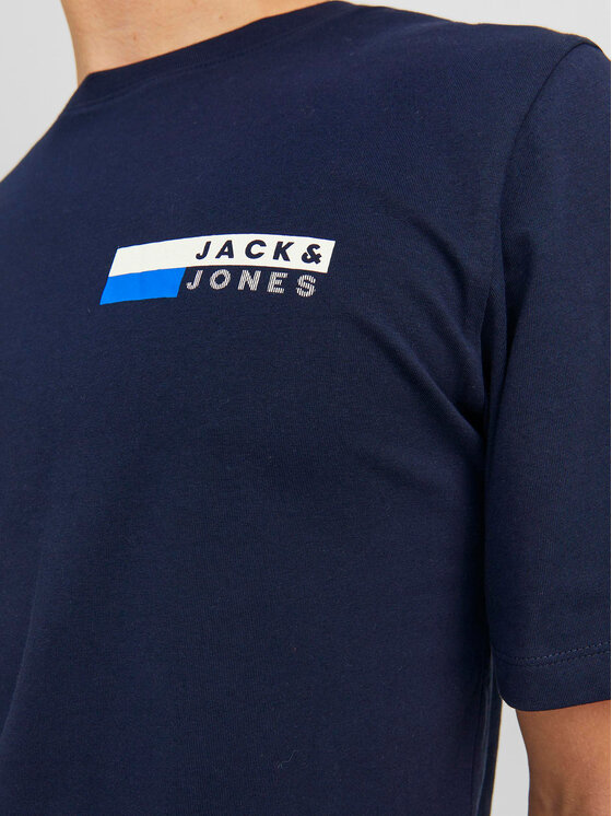Jack & Jones Jack & Jones Marškinėliai Corp 12233999 Tamsiai mėlyna Standard Fit