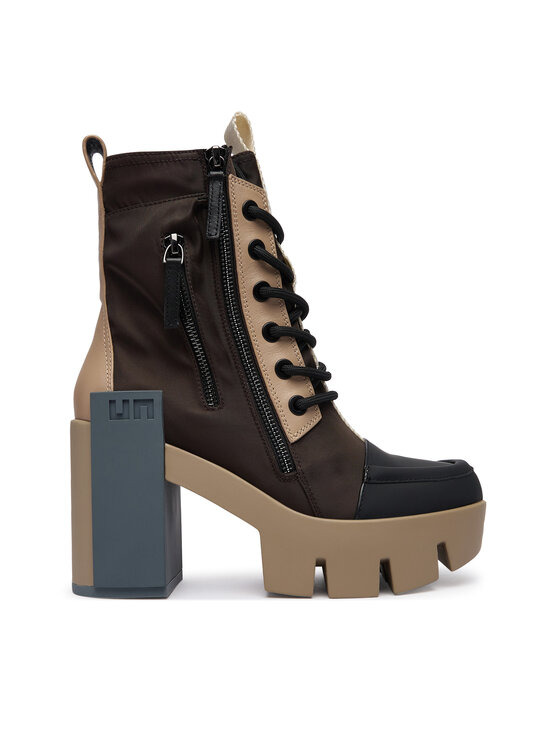 United Nude Ботильйони United Nude Grip Cap Mid 11031161201 Темно-коричневий