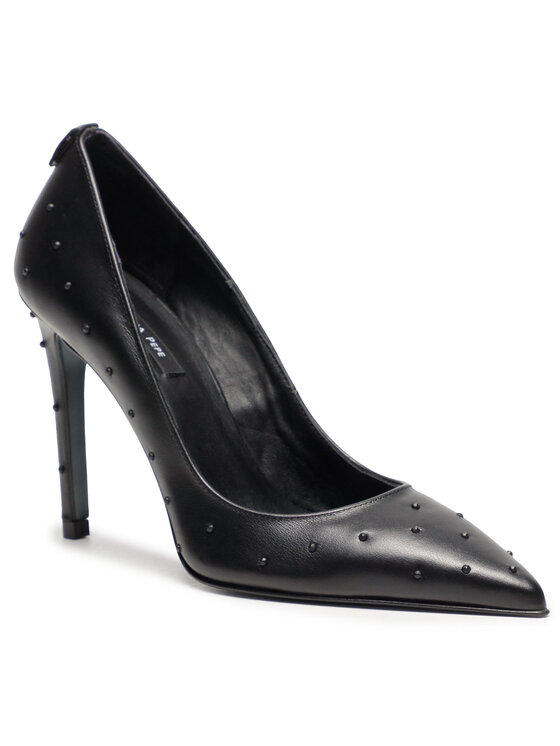 Patrizia Pepe Pantofi cu toc subțire Patrizia Pepe 2V9935/A2UY-K320 Negru