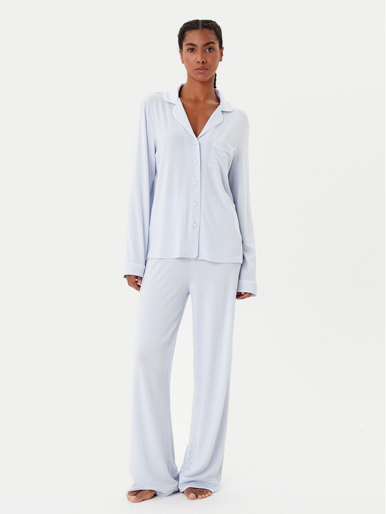 Guess Guess Pigiama O4BX07 KCIN2 Celeste Regular Fit