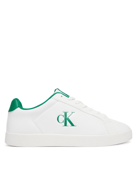 Calvin Klein Sneakersy Calvin Klein 3 Cupsole Derby Pu Smo HM0HM02458 Biały