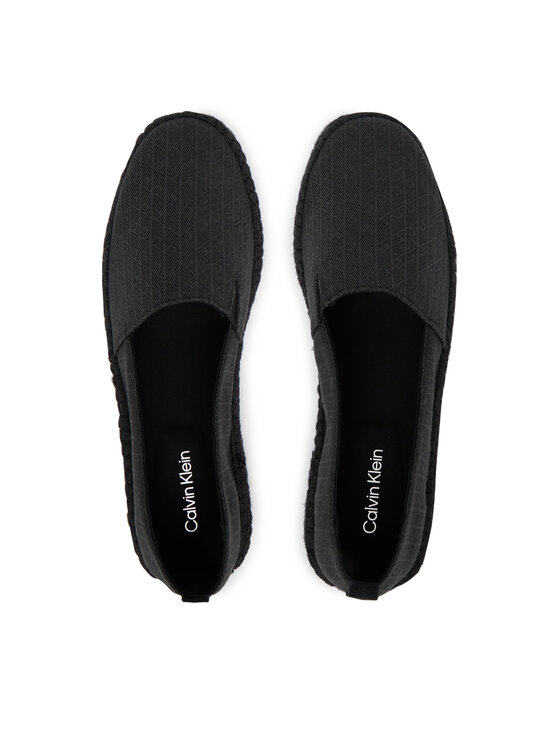 Calvin Klein Espadrilės Calvin Klein Espadrille Aop Cv HM0HM02231 Juoda