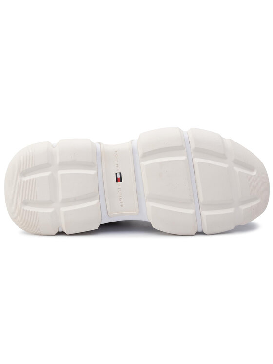 Tommy Hilfiger Snīkeri Tommy Hilfiger Chunky Leather Runner FM0FM02474 Brūns