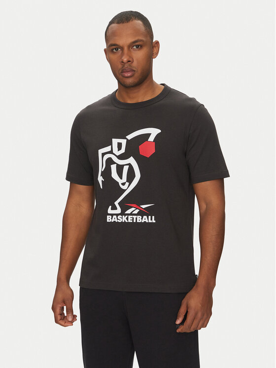 Reebok Reebok Футболка 100218839 Чорний Regular Fit
