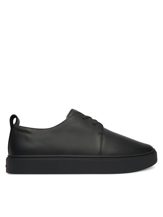 Calvin Klein Сникърси Calvin Klein Hybrid Clean Cup Derby Lth HM0HM02011 Черен