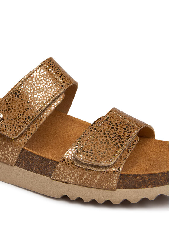 Scholl Шльопанці Scholl Lusaka 2.0 MF00879 Золотий