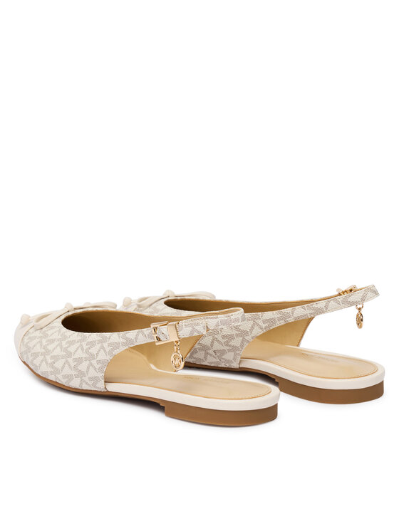 MICHAEL Michael Kors Балетки MICHAEL Michael Kors Piper 40S6PIFP1B Кремовий