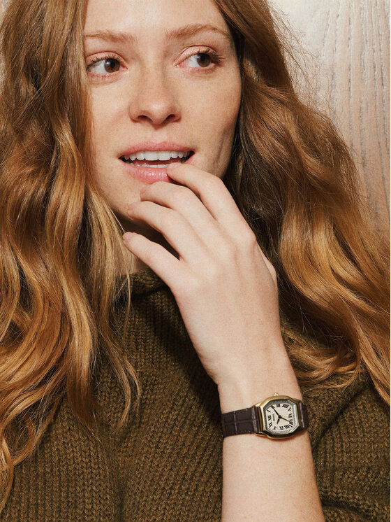 Fossil Zegarek Fossil Harlow ES5426 Brązowy