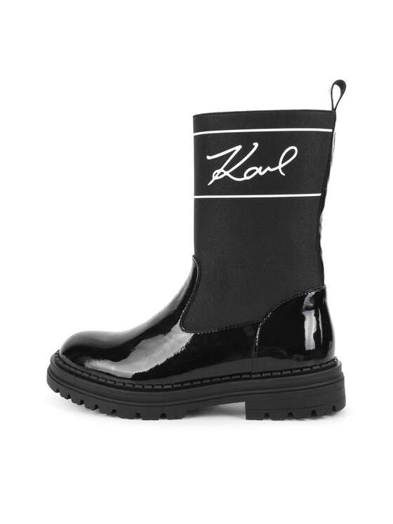 Karl Lagerfeld Kids Botki Karl Lagerfeld Kids Z19114 S Czarny