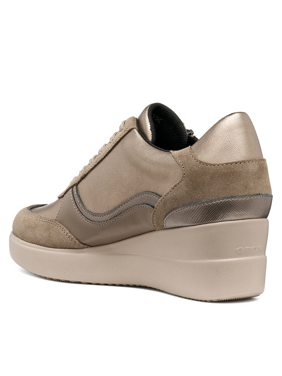 Geox Sneakersy Geox D Stardust D6630B 0AJ22 C3056 Brązowy jasny