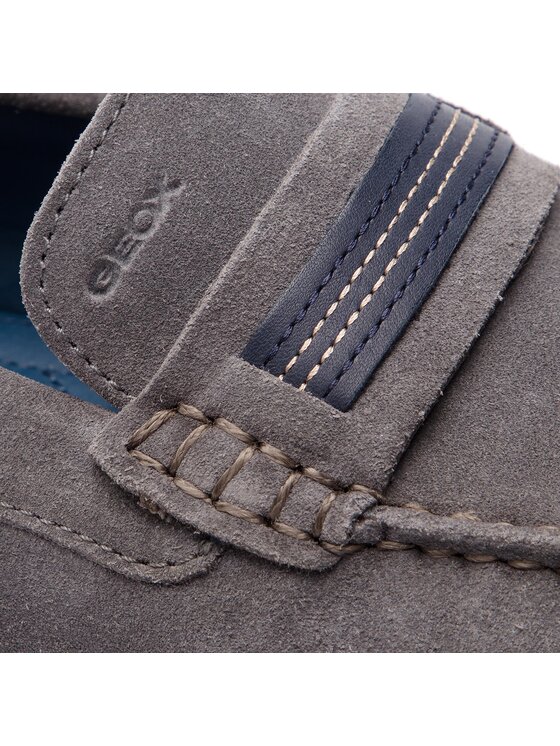 Geox Mokasyny Geox U Snake Moc C U9207C 02243 C1006 Szary