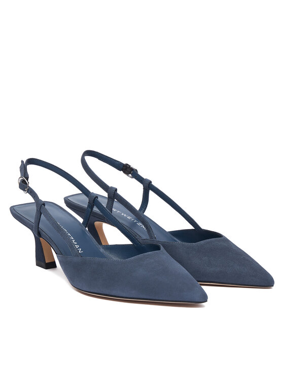 Stuart Weitzman Туфлі Stuart Weitzman Vinnie 50 Slingback SJ433 Cиній