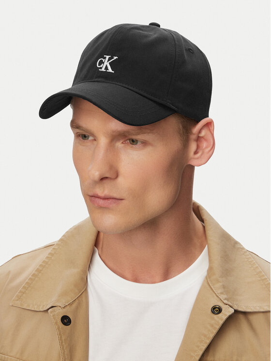 Calvin Klein Jeans Шапка с козирка Calvin Klein Jeans Monogram Baseball Cap IU0IU00150 Черен