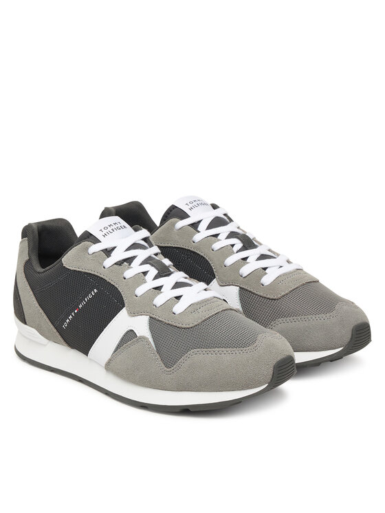 Tommy Hilfiger Сникърси Tommy Hilfiger Runner Icon Mix FM0FM05679 Сив