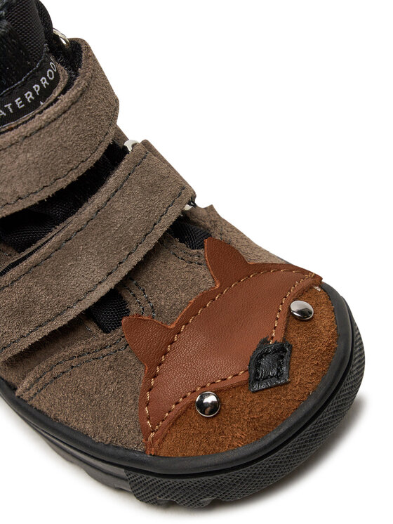 Mrugała Šnurovacia obuv Mrugała Andy 6180/4-83 Sivá