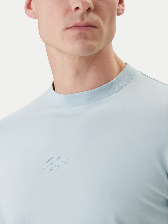 KARL LAGERFELD KARL LAGERFELD Camiseta 755047 562235 Celeste Regular Fit