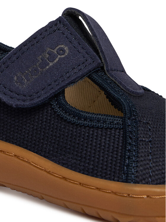 Froddo Тапочки Froddo Barefoot Canvas T-Bar G1700439 M Cиній