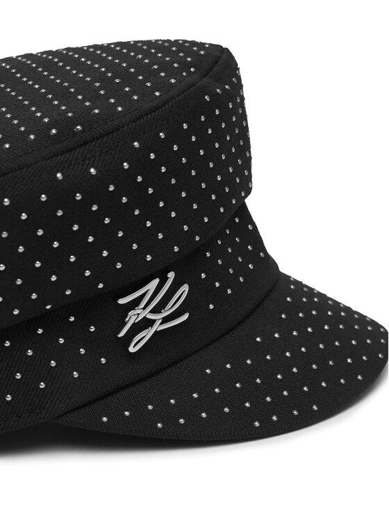 KARL LAGERFELD Kaszkiet KARL LAGERFELD B3W33007 Czarny