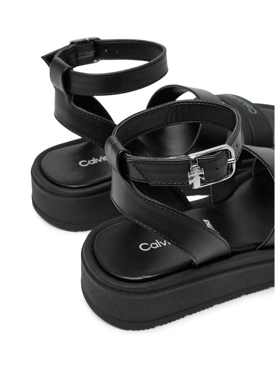 Calvin Klein Sandali Calvin Klein V4A2-83261-0326 M Črna