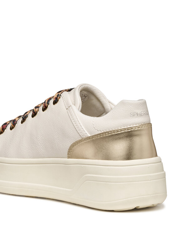 Geox Sneakersy Geox D Spherica Ecub-2 D56WVD 0BCBN C1327 Biały
