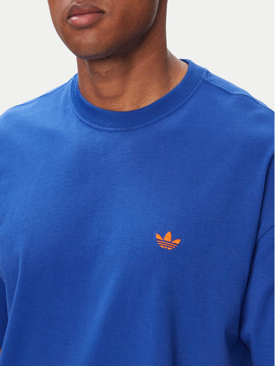 adidas adidas Camiseta Trefoil Essentials HZ1002 Azul Loose Fit