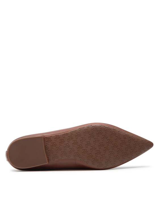 LAUREN RALPH LAUREN Baleríny LAUREN RALPH LAUREN Londyn 802862706002 Hnedá